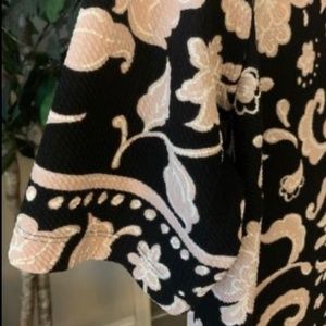 R&K Black/pink/white Sheath Dress